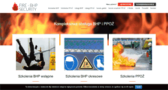 Desktop Screenshot of firebhpsecurity.pl