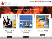Tablet Screenshot of firebhpsecurity.pl